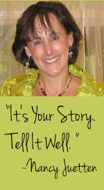 Worldwide VIRTUAL Get Your Story DONE Workshop with Nancy Juetten September 2013