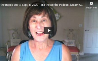 All the magic starts on September 8 at 11 a.m. Pacific – Be the Podcast Dream Guest Challenge!